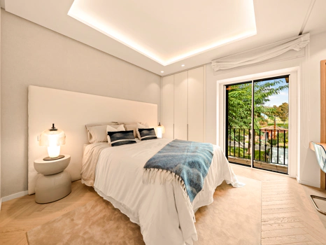 Modern Coastal-Inspired Duplex Penthouse in Gated Community