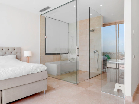 Villa contemporánea de lujo con vistas panorámicas al mar en La Alquería