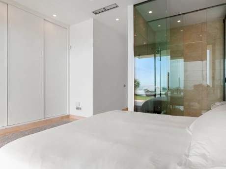 Villa contemporánea de lujo con vistas panorámicas al mar en La Alquería