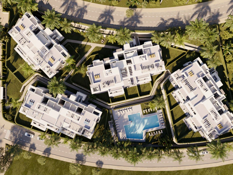 New Exclusive Gated Community in Estepona West with Luxury Apartments and Penthouses