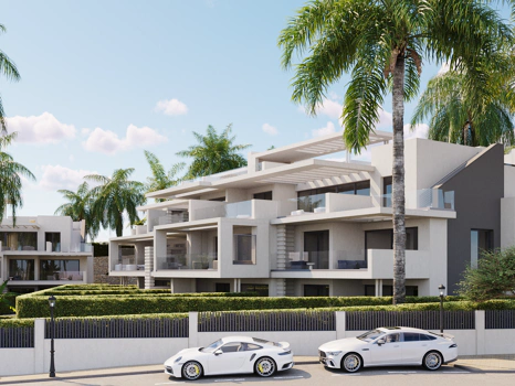 New Exclusive Gated Community in Estepona West with Luxury Apartments and Penthouses