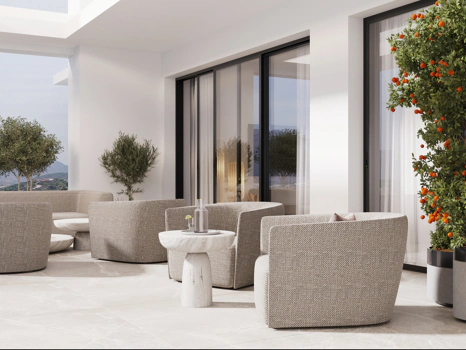 New Exclusive Gated Community in Estepona West with Luxury Apartments and Penthouses