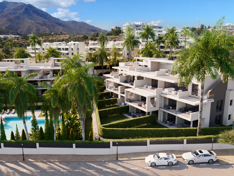 New Exclusive Gated Community in Estepona West with Luxury Apartments and Penthouses