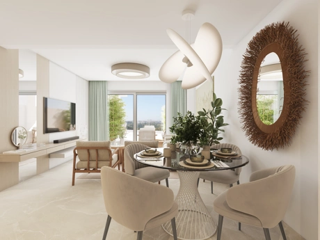 Valley Views, located in Mijas, is a new residential development comprising 54 apartments, private parking spaces, and a communal pool.