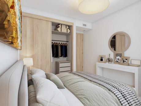 Valley Views, located in Mijas, is a new residential development comprising 54 apartments, private parking spaces, and a communal pool.