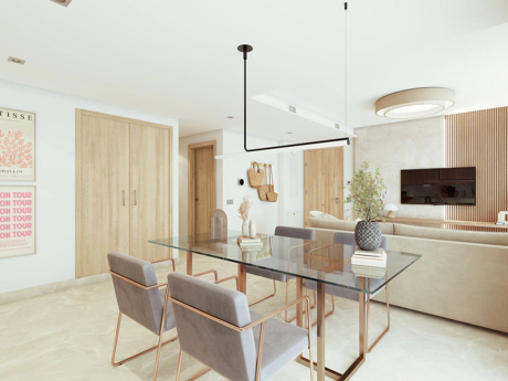 Valley Views, located in Mijas, is a new residential development comprising 54 apartments, private parking spaces, and a communal pool.