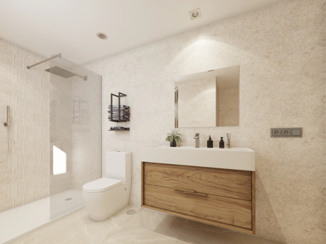 Valley Views, located in Mijas, is a new residential development comprising 54 apartments, private parking spaces, and a communal pool.