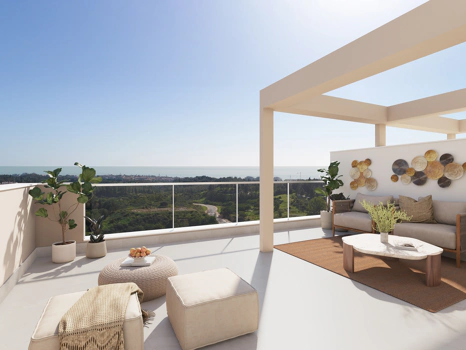 Valley Views, located in Mijas, is a new residential development comprising 54 apartments, private parking spaces, and a communal pool.