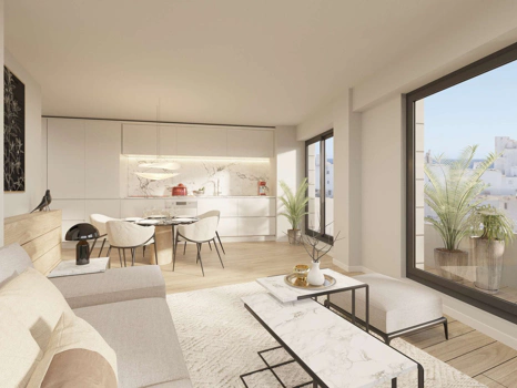A luxury apartment enclave nestled in Estepona