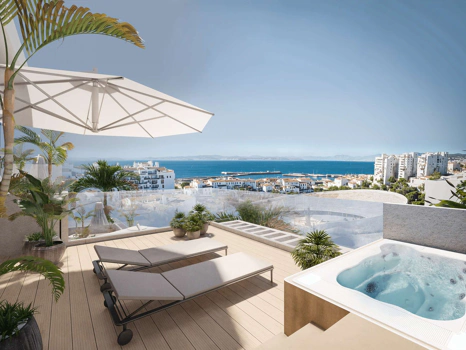 A luxury apartment enclave nestled in Estepona