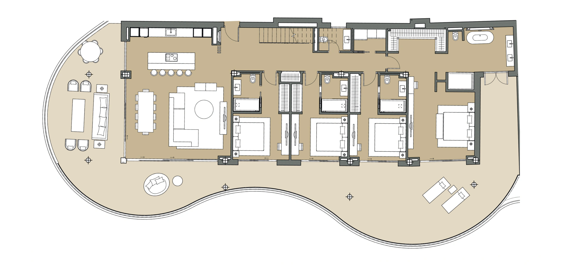 Duplex Penthouse for sale in La Quinta, Benahavis