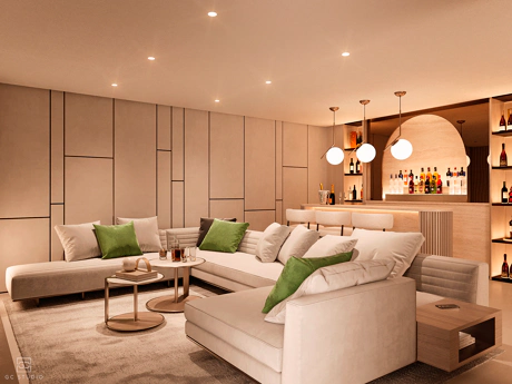 A Refined Contemporary Villa with Sea Views
