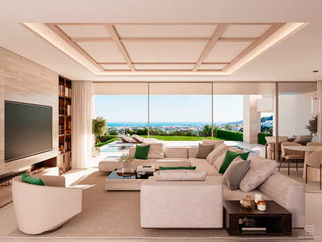 A Refined Contemporary Villa with Sea Views