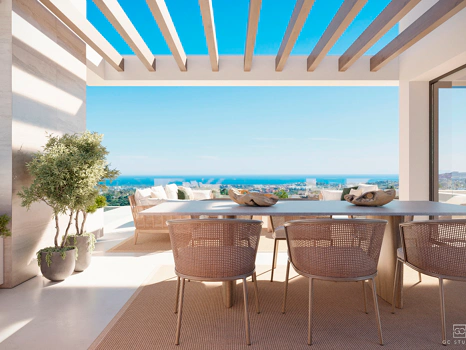 A Refined Contemporary Villa with Sea Views