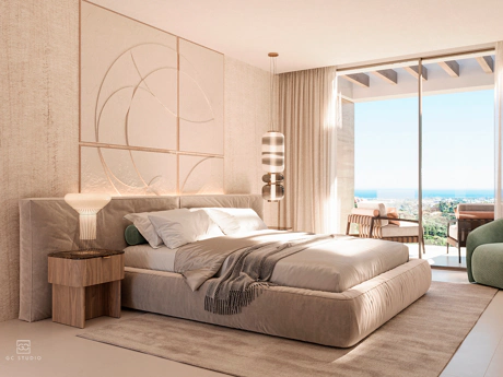 A Refined Contemporary Villa with Sea Views