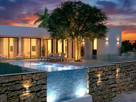 Modern Eco-Friendly Single-Storey Villa with Solar Panels – Smart, Energy-Efficient Living