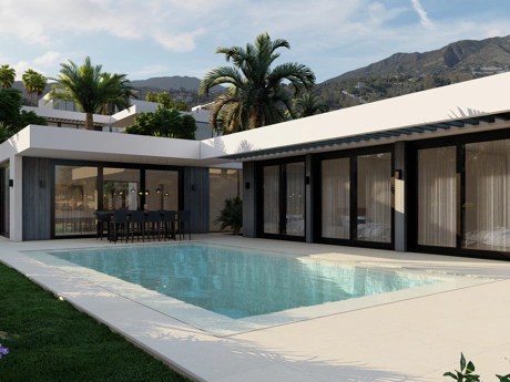 Modern Eco-Friendly Single-Storey Villa with Solar Panels – Smart, Energy-Efficient Living