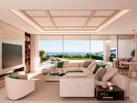 A Refined Contemporary Villa with Sea Views