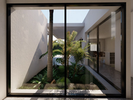 Modern Eco-Friendly Single-Storey Villa with Solar Panels – Smart, Energy-Efficient Living