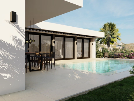 Modern Eco-Friendly Single-Storey Villa with Solar Panels – Smart, Energy-Efficient Living