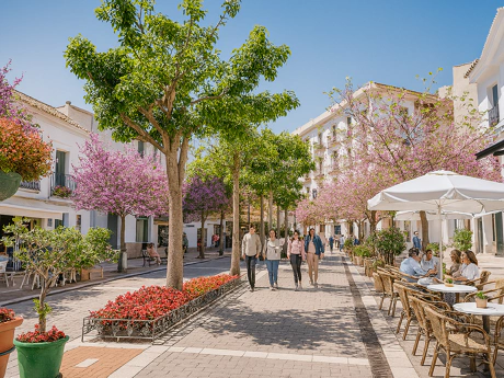 Beautiful refurbished ground floor apartment in the heart of Estepona