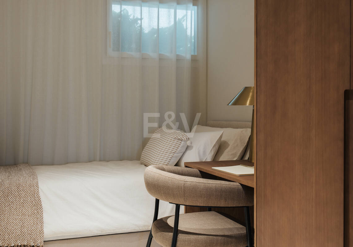 Elegante Wohnung in Las Lomas del Marbella Club mit herrlichem Berg- und Meerblick