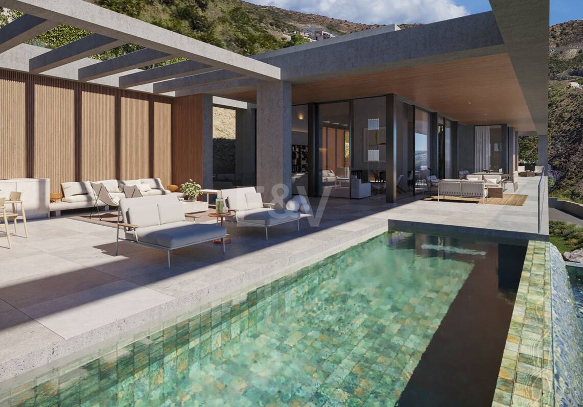 Contemporary Luxury Villa with Panoramic Sea Views in Real de la Quinta, Benahavís