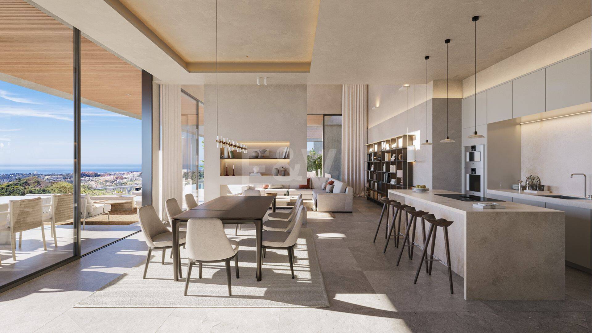 Contemporary Luxury Villa with Panoramic Sea Views in Real de la Quinta, Benahavís