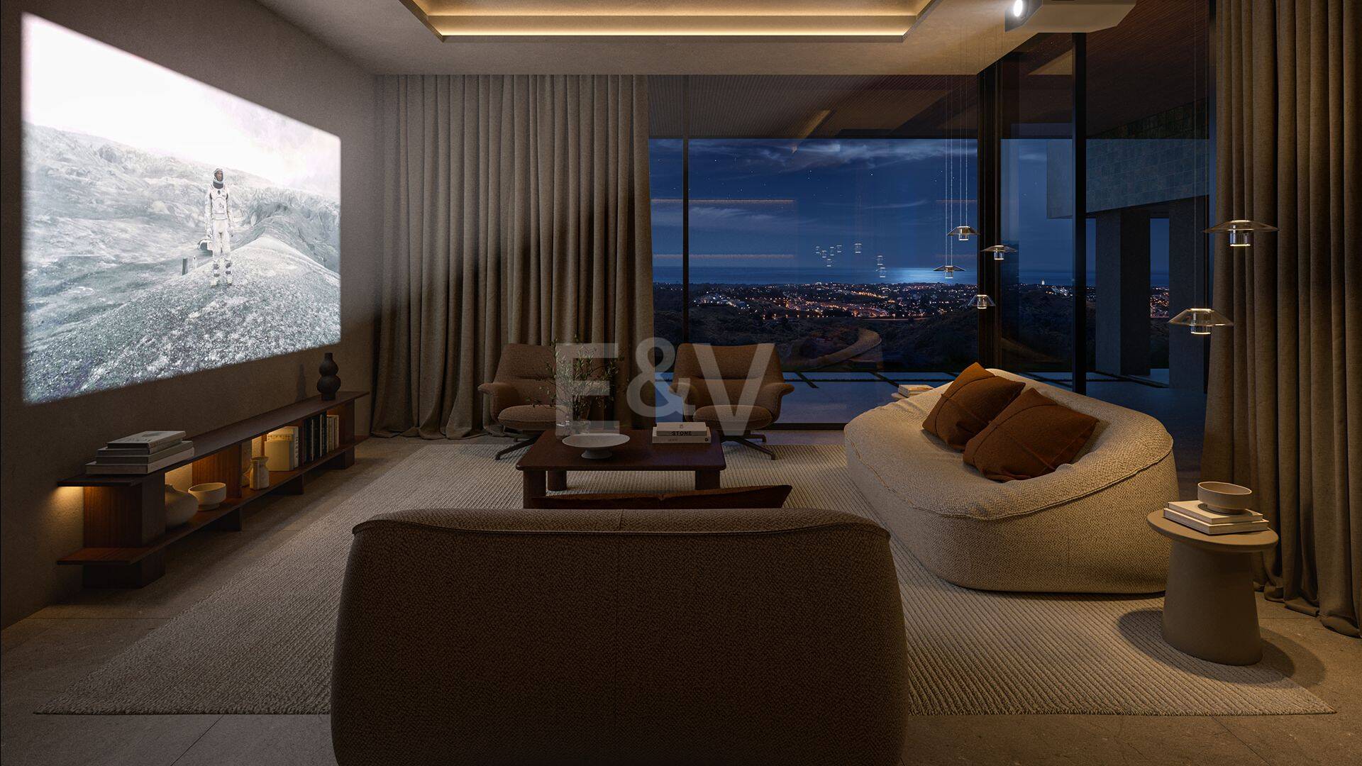 Contemporary Luxury Villa with Panoramic Sea Views in Real de la Quinta, Benahavís