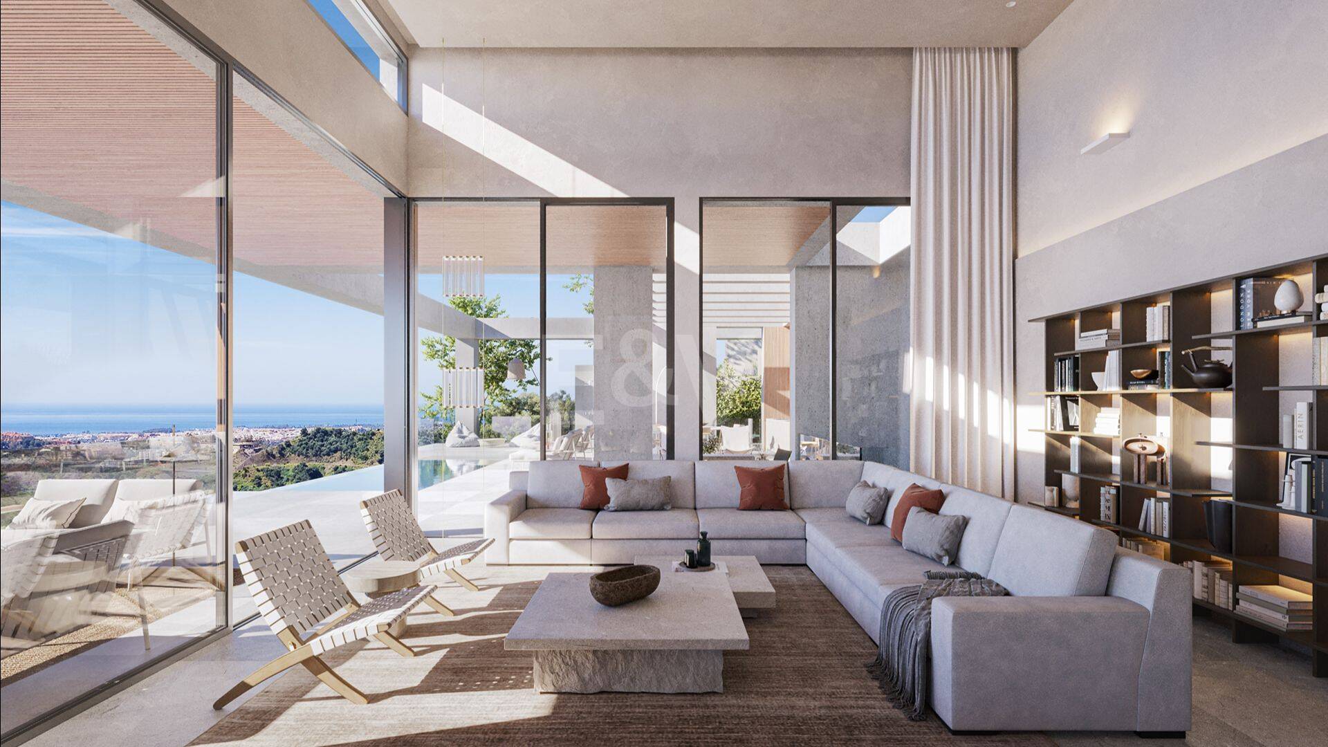 Contemporary Luxury Villa with Panoramic Sea Views in Real de la Quinta, Benahavís