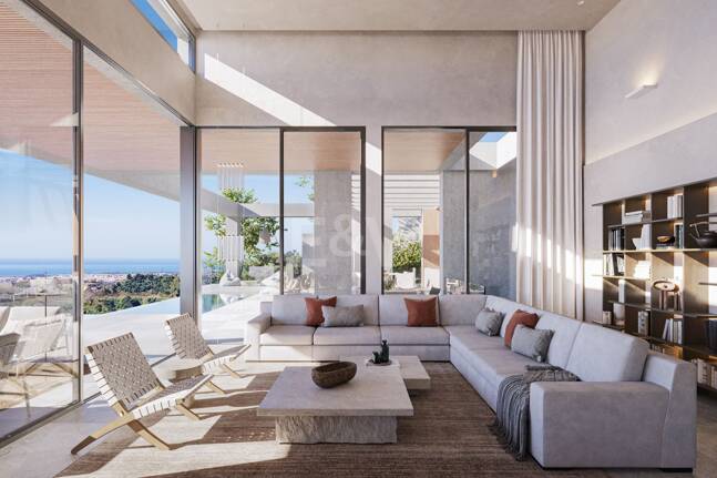 Contemporary Luxury Villa with Panoramic Sea Views in Real de la Quinta, Benahavís