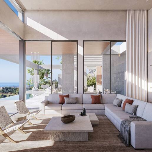 Contemporary Luxury Villa with Panoramic Sea Views in Real de la Quinta, Benahavís