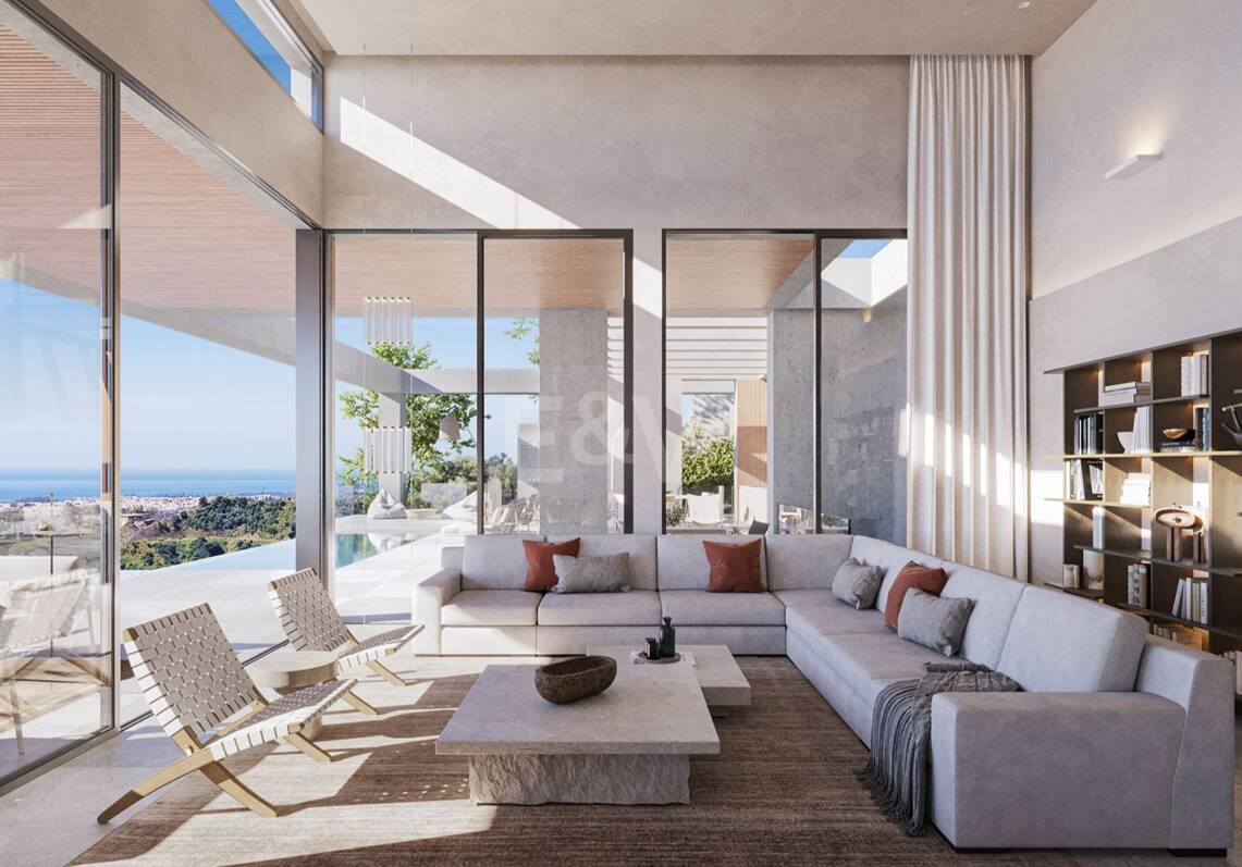 Contemporary Luxury Villa with Panoramic Sea Views in Real de la Quinta, Benahavís