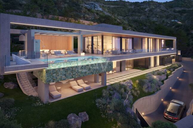 Contemporary Luxury Villa with Panoramic Sea Views in Real de la Quinta, Benahavís
