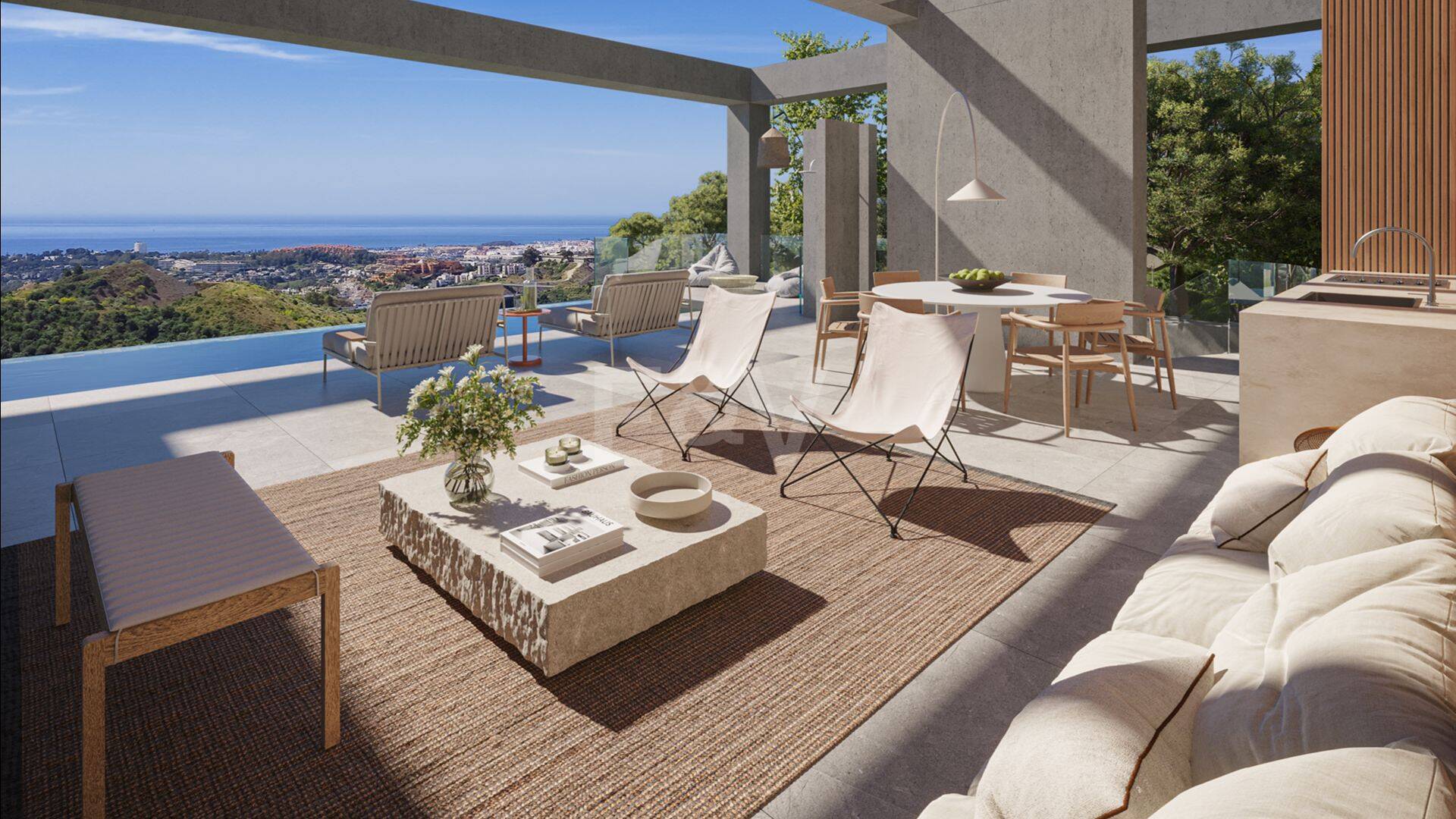 Contemporary Luxury Villa with Panoramic Sea Views in Real de la Quinta, Benahavís