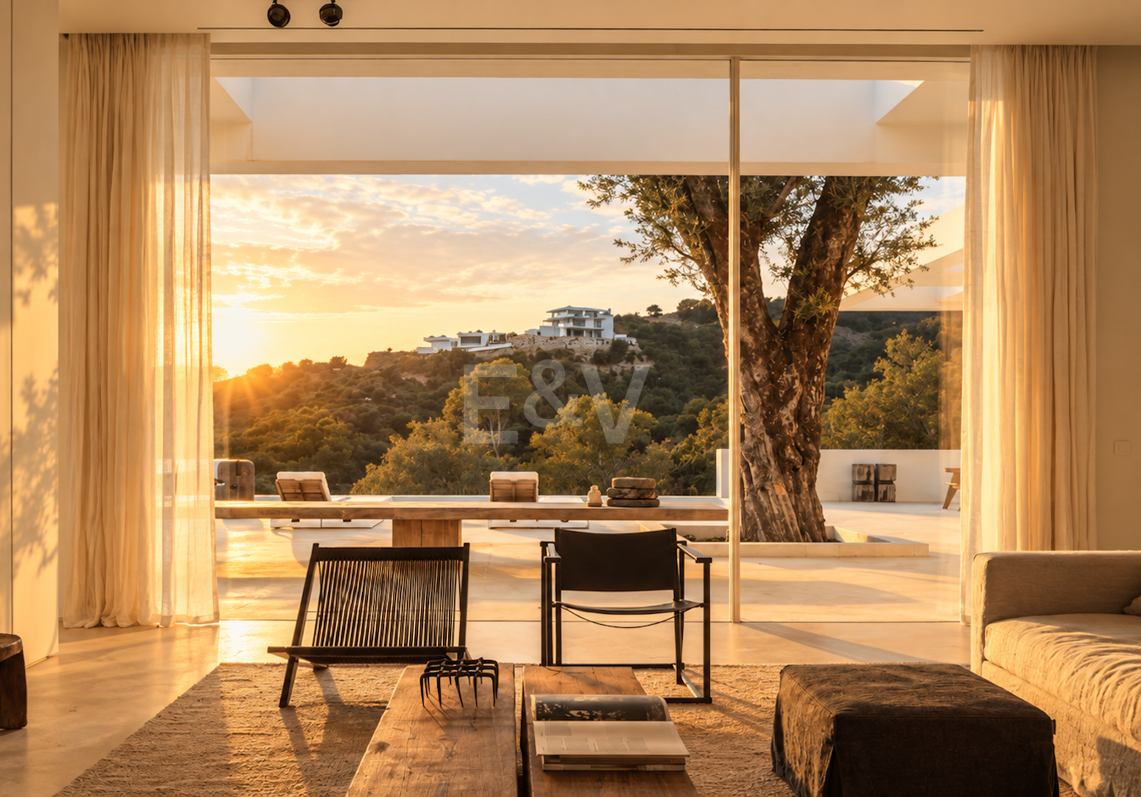 Exceptional Architectural Villa with Panoramic Sea Views in Los Altos de los Monteros, Marbella