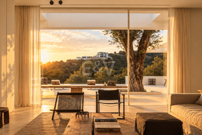 Exceptional Architectural Villa with Panoramic Sea Views in Los Altos de los Monteros, Marbella