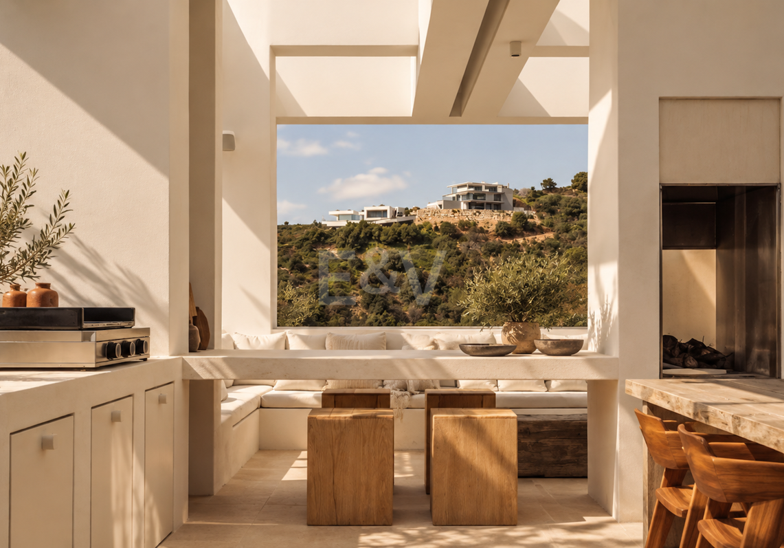 Exceptional Architectural Villa with Panoramic Sea Views in Los Altos de los Monteros, Marbella