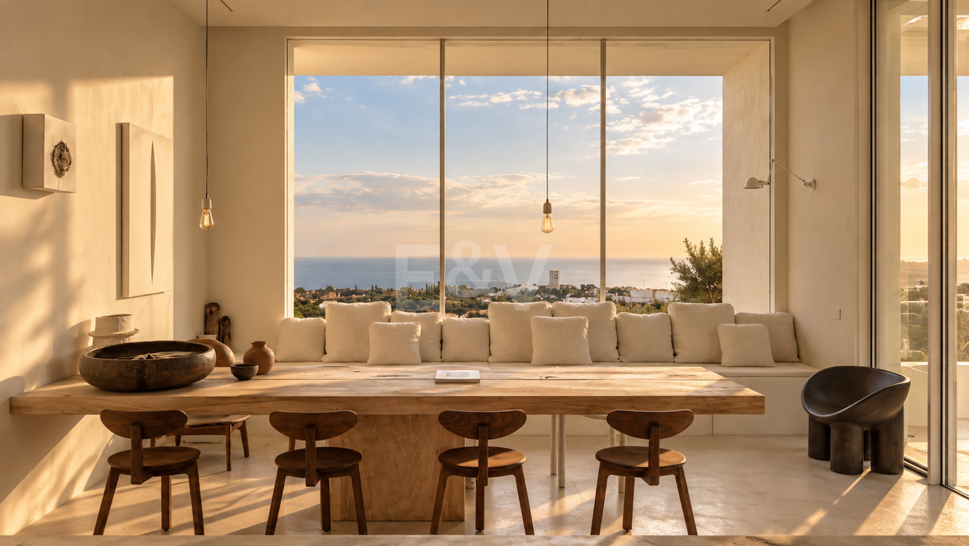 Exceptional Architectural Villa with Panoramic Sea Views in Los Altos de los Monteros, Marbella