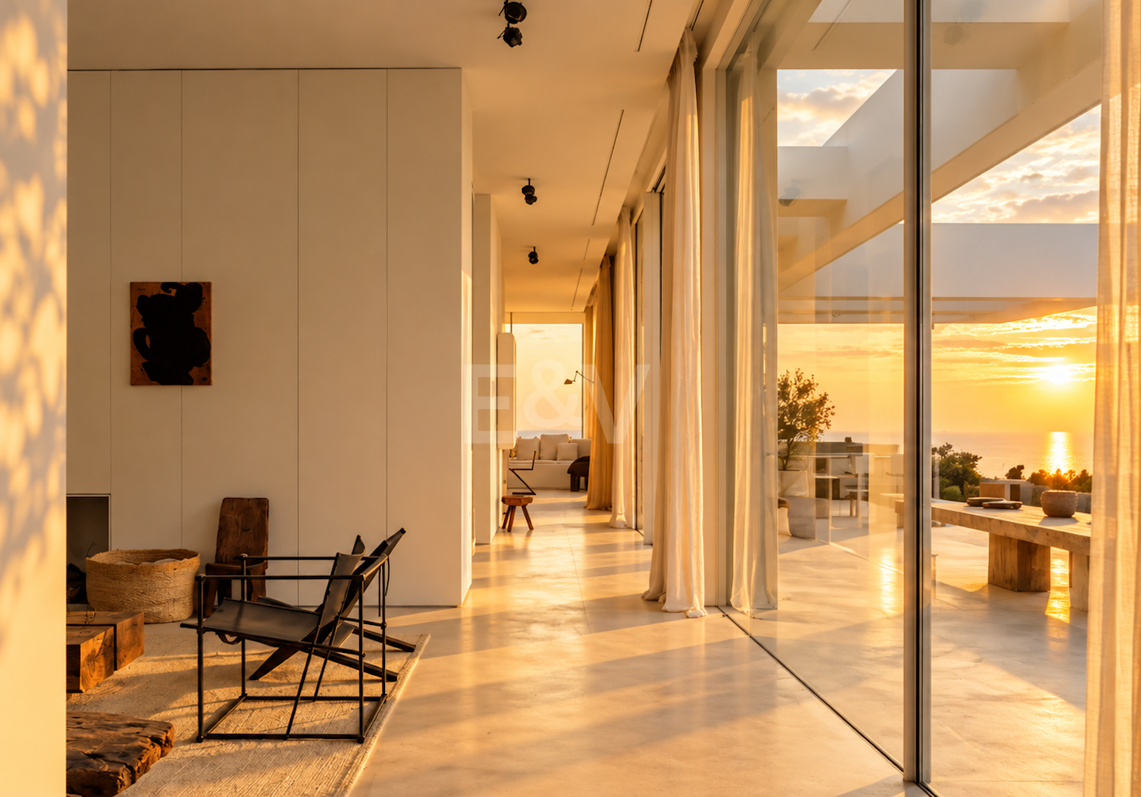 Exceptional Architectural Villa with Panoramic Sea Views in Los Altos de los Monteros, Marbella
