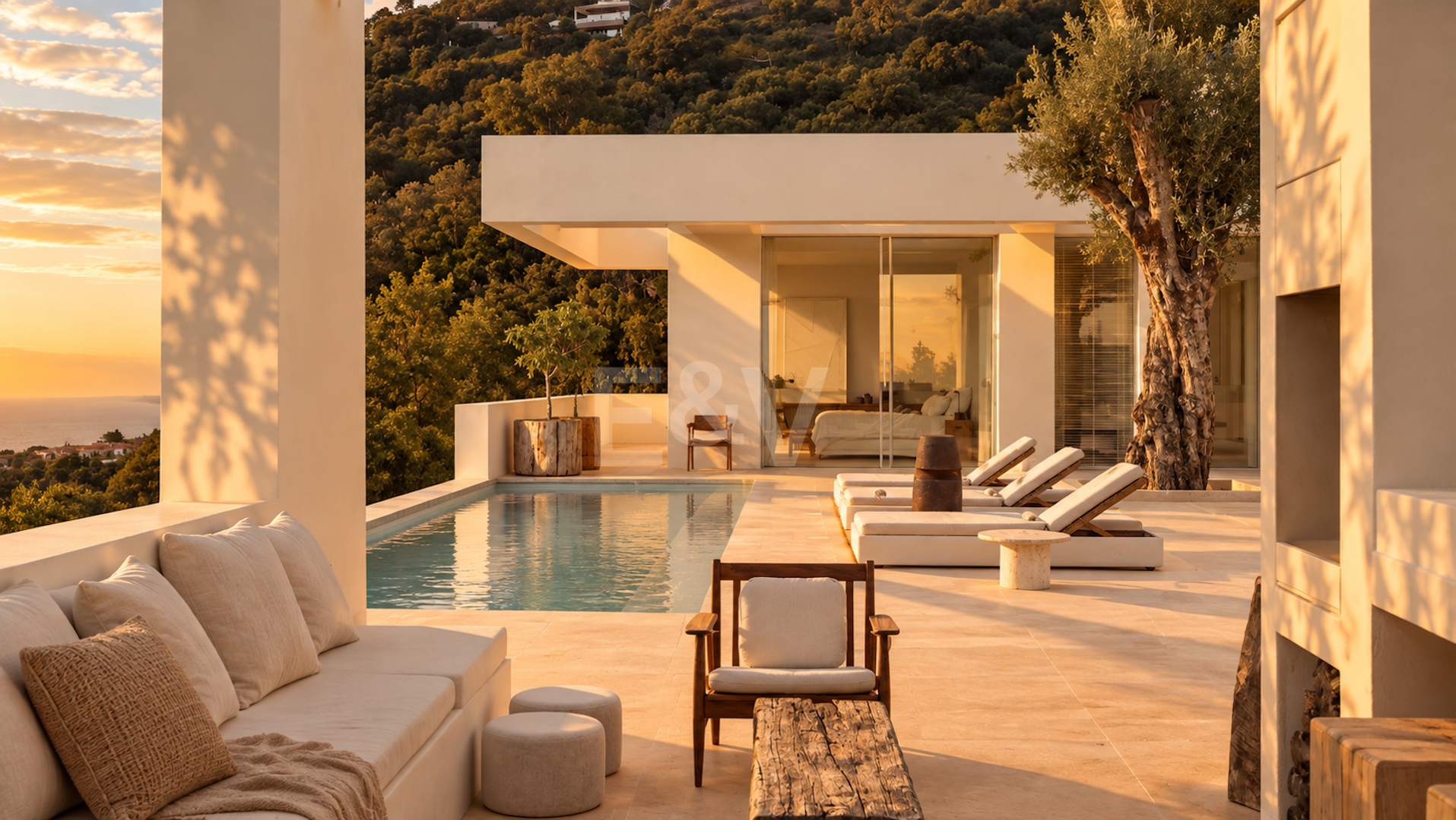 Exceptional Architectural Villa with Panoramic Sea Views in Los Altos de los Monteros, Marbella