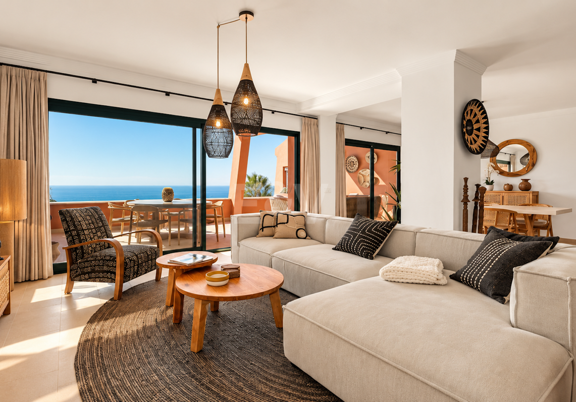 Stilvolles Duplex-Penthouse mit Panoramameerblick in El Rosario