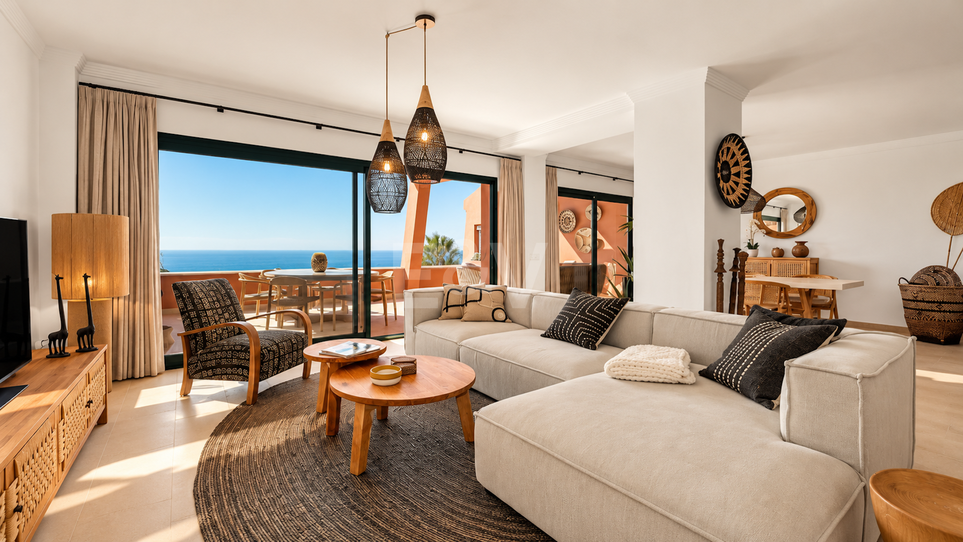 Stilvolles Duplex-Penthouse mit Panoramameerblick in El Rosario