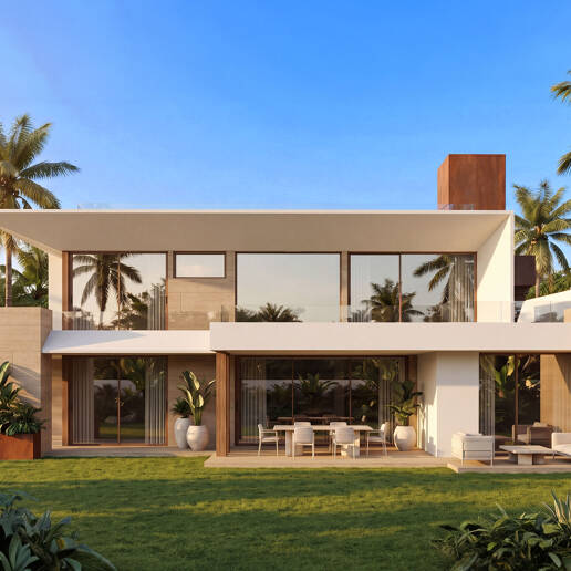Lujosa villa de obra nueva con diseño premium en la exclusiva zona de San Pedro Playa