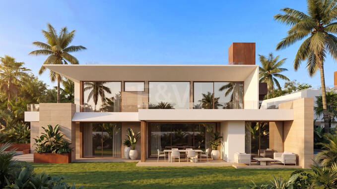 Lujosa villa de obra nueva con diseño premium en la exclusiva zona de San Pedro Playa