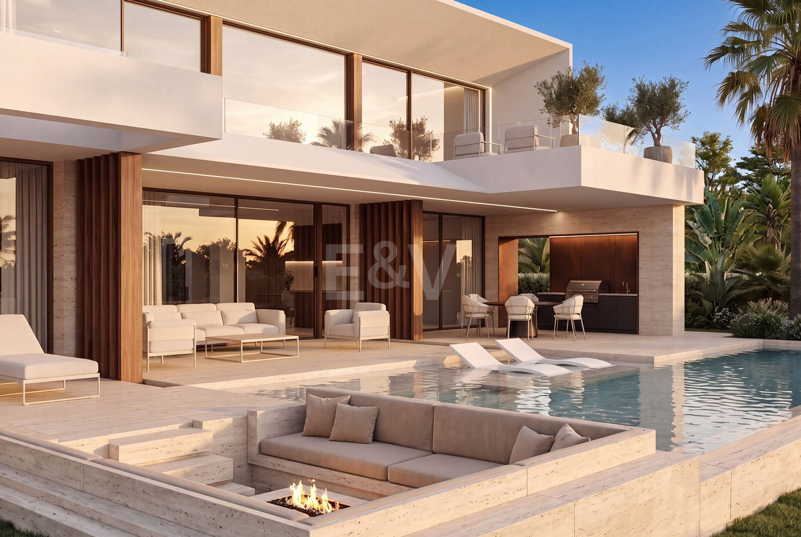 Lujosa villa de obra nueva con diseño premium en la exclusiva zona de San Pedro Playa