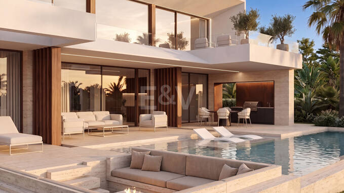 Lujosa villa de obra nueva con diseño premium en la exclusiva zona de San Pedro Playa