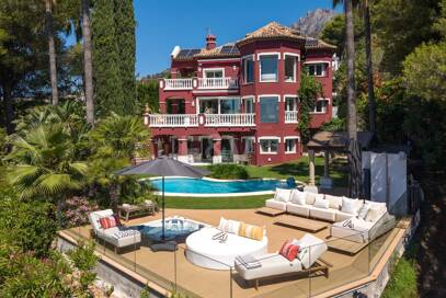 Villa att hyra i Marbella Golden Mile
