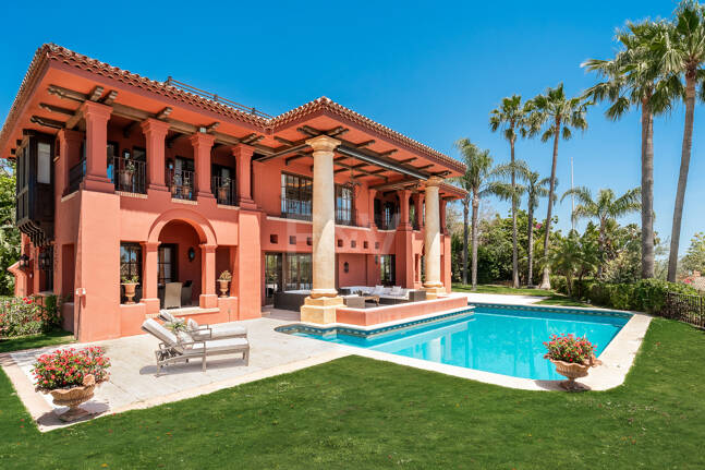 Villa att hyra i Marbella Golden Mile