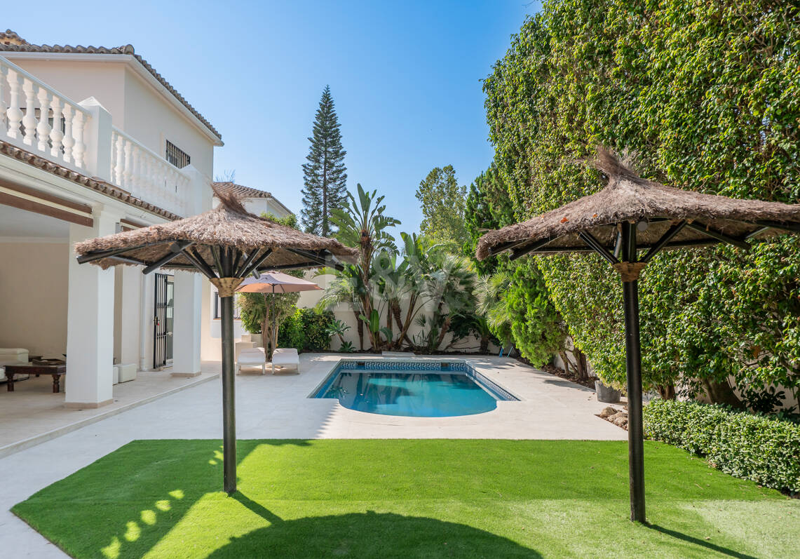 Family Villa Steps from the Golf Club in Guadalmina Alta